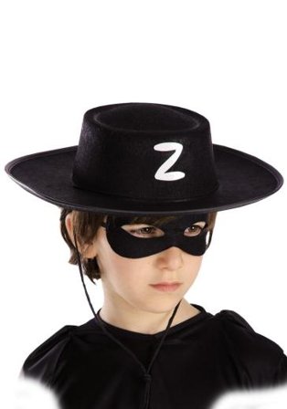 Carnival Toys 5916: Cappello Cavaliere Nero Bimbo In Feltro