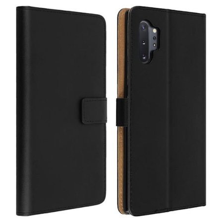 Hölster - AVIZAR - Galaxy Note 10 Plus - Äkta läder - Stötsäker - Videostöd