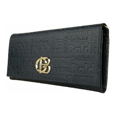 Baldinini Calf Leather Monogram Crossbody Tas , Blauw , Dames , Maat: ONE Size Schoudertassen