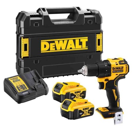 Dewalt DCD708P2T-QW Bore-/skruemaskine med batteri og oplader, Maskiner