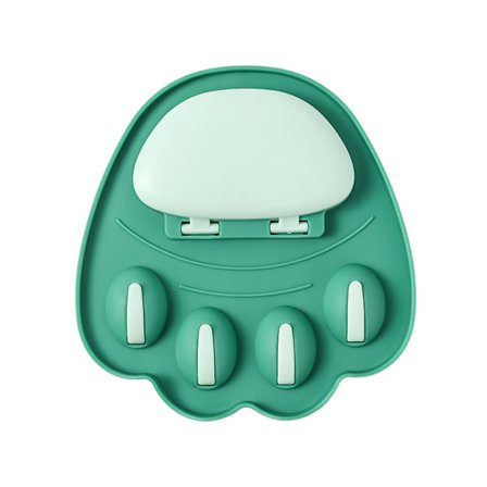 Grønn veggmontert grytelokkholder, Triomphe 2 stk selvklebende