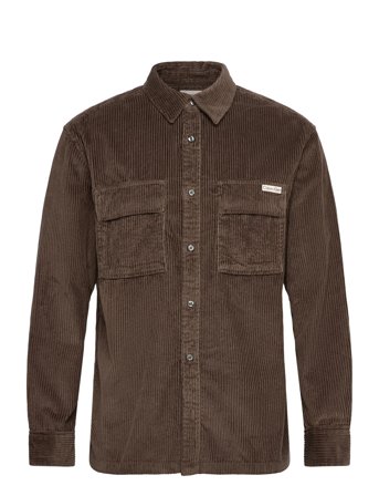 Ls Corduroy Pocket Relaxed Shirt Brown Calvin Klein Jeans