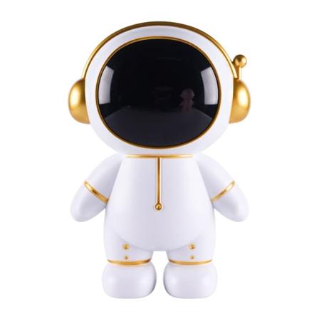 Astronautti säästöpossu Kolikkopankki Avaruusmies säästöpossu Astronauttifiguuri Decor Pöytäveistos patsas- Perfet