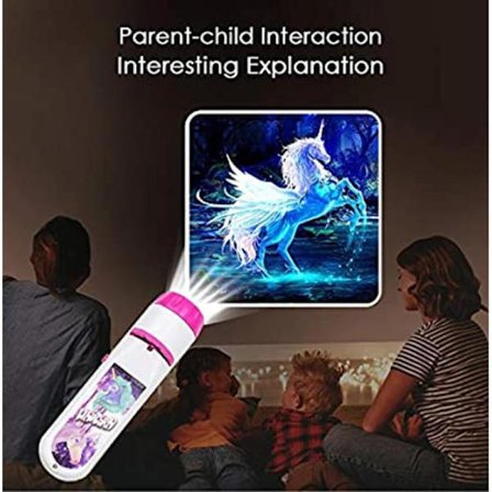 Yksisarvinen taskulamppu ja projektori 3 levyllä, 24 kuvaa, tarina