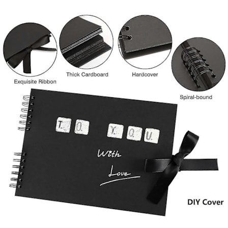 Leikekirja Valokuva-albumi 30 x 23 cm Muistokirjat Vieraskirjat Tee-se-itse Lahja Leikekirjasarjat