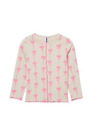 RIKIKI Ribbad tröja EMMY T-shirts & toppar Rosa 122/128