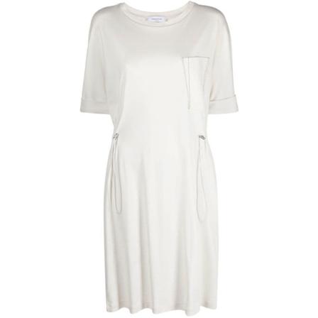 Fabiana Filippi Midi Klänning vit, Dam, Dam, Storlek: M