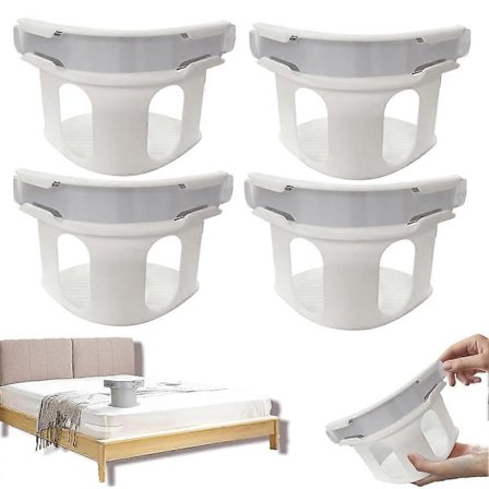 Lakanclips Lås Lakanhållare Halkfri Universell Passform för Alla Sängstorlekar Verktyg för Att Låsa Dra-på-lakan