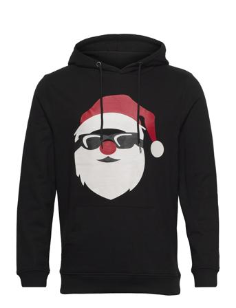 Dpx-Mas Santa Hoodie Hoodie Svart Denim Project