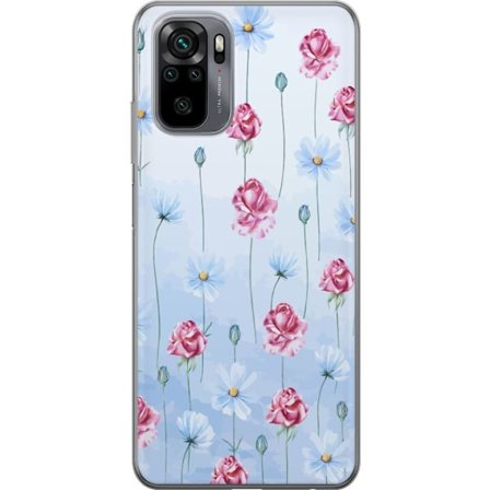 Kompatibelt Mobildeksel til Xiaomi Redmi Note 10S Petal Reverie Sky Blue
