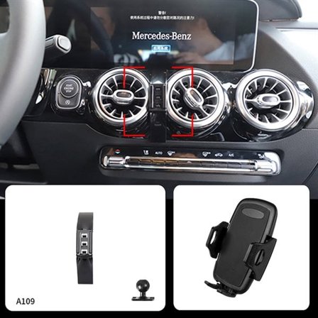 Mobilhållare Mercedes-Benz EQA GLA 2020-2024 / B-Klass 2020-2024 / 2022-2023