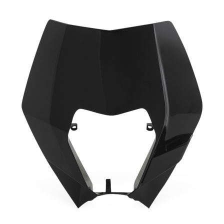 Tablica pod Numer Acerbis Enduro Czarna - KTM 250 EXC 2008-2013