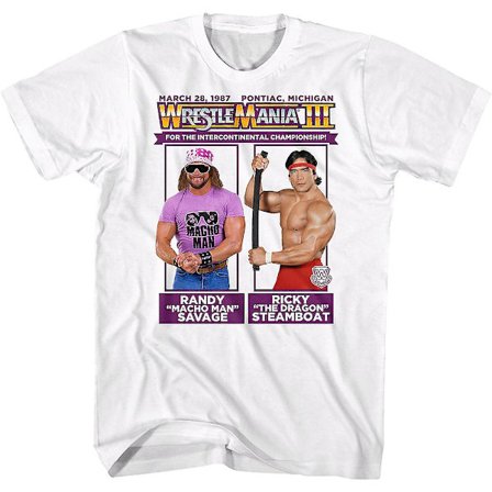 Macho Man Ricky Steamboat WrestleMania T-paita