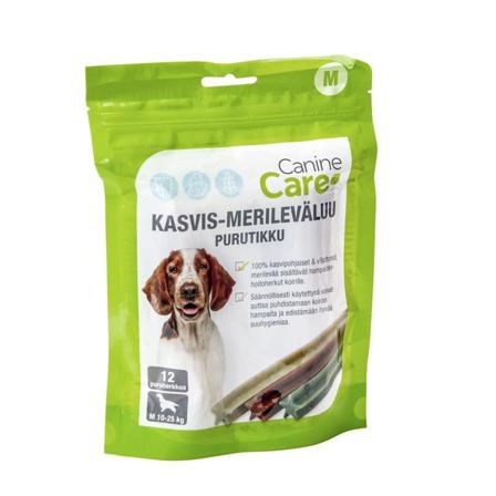 CanineCare - Kasvis-merileväluu Purutikku M - 12 kpl