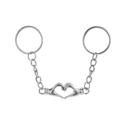 Nyckelringar för par, personliga nyckelringar, Alla hjärtans dag-present, matchande set för par.