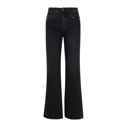 Amish, Straight Trousers Zwart, Dames, Maat:W27
