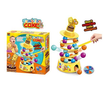 Tornstaplingsspel för barn 4-6 år, vuxna, balans, hängande familjespel