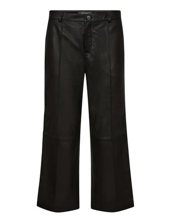 MOS MOSH Mmcomo Leather Pant - Black - 42