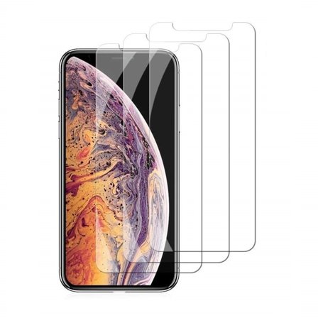 3-Pack - iPhone X/Xs - Skärmskydd i härdat glas