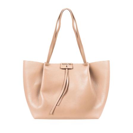 Patrizia Pepe, Handbags Beige, Dames, Maat:ONE Size,leer