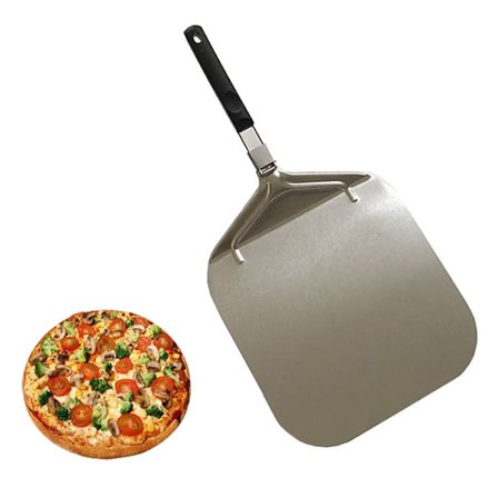 Pizza skal Paket - 24 tum * 32 tum Aluminium Pizza skal och Skärare paket, icke - Lim Pizza skal, Lätt Metall Pizza Paddel - för Inomhus och Utomhus 