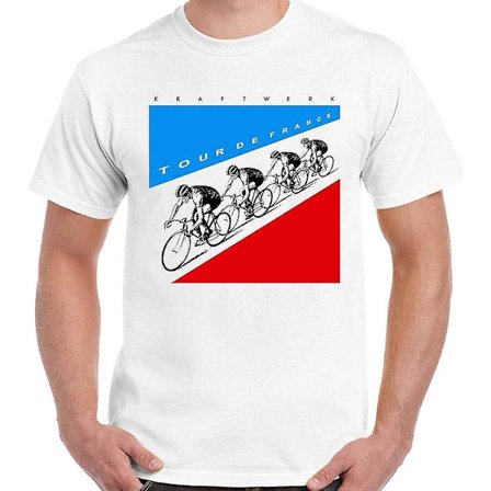 Kraftwerk T-skjorte Tour De France Herre Musikk T-skjorte Autobarn Unisex Topp - voksen, 3xl