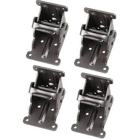 Fällbart Stödben för Bord och Säng - Stål, Skruv, Utbyggbar