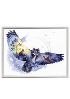 Broderikit Billede Ugle - Riolis