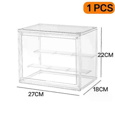 Gennemsigtig udstillingsstand med stige, animationsbilmodel, blind boks, papkasseemballage, opbevaringsboks, hånddukkeudstillingsboks [HK]