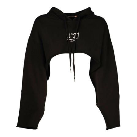 N21, Hoodies Czarny, Kobieta, Rozmiar: M