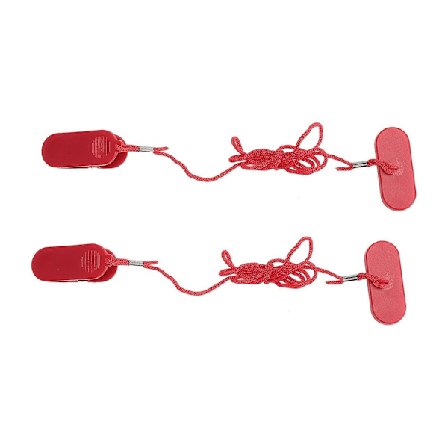 2 STK. Sikkerhetsnøkkel for tredemølle, magnetisk, universell, nødstopp, tredemøllelås, sikkerhetsbryter for tredemølle for de fleste løpemaskiner [DB