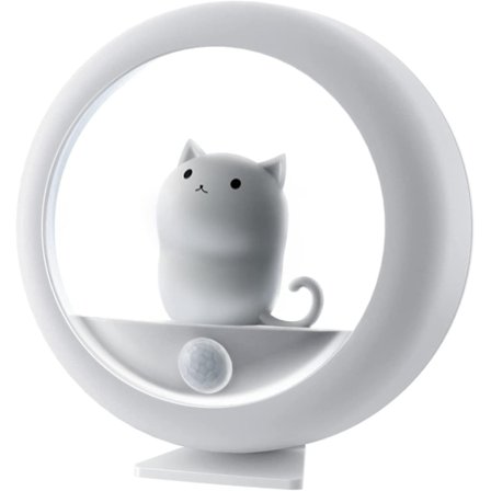 LED nattlampa med rörelsesensor - Liten USB uppladdningsbar LED