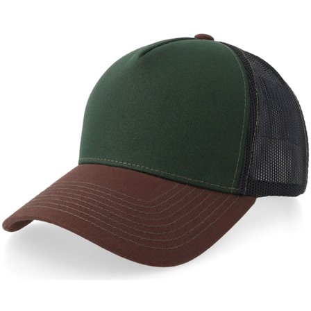Equip - Green - trucker - Cap - Forest Green/Black/Brown A-frame Trucker - Hatstore