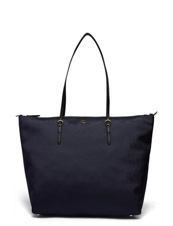 Lauren Ralph Lauren Nylon Large Keaton Tote Bag - Navy - ONE SIZE