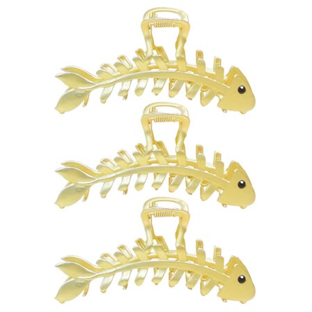 Stora metallhårklämmor