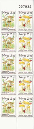 Norge 1987 - AFA 971Cv + 972Ch - Postfrisk hæfte