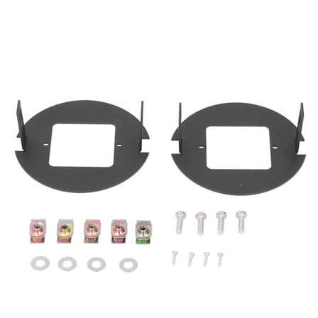 2 stk. LED Tågelys Pod Montering Brackets Rustfrit Stål Sort Udskiftning til Tacoma 2005‐2011