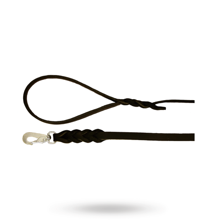 Alac Lærkobbel 180 cm Svart - Tekstilkobbel, Rullekobbel, Kjørestrikk, Lærkobbel & Øvrige hundekobbel på Doggie.no