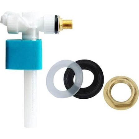 Toalettspylemekanisme, justerbare spylekoblinger for G1/2 toalett, flottører for påfyllingskran på badet.