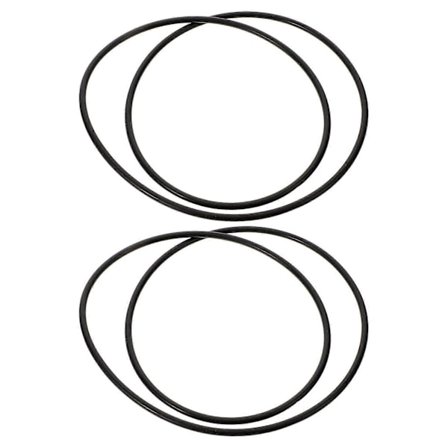 2 st Svart Lock Lås Rem Gummiband - Lock Lås Rem För Gryta Långsamkokare - 9.43" Svart Gummiband För Kastrull Lock Säkerhet [D]