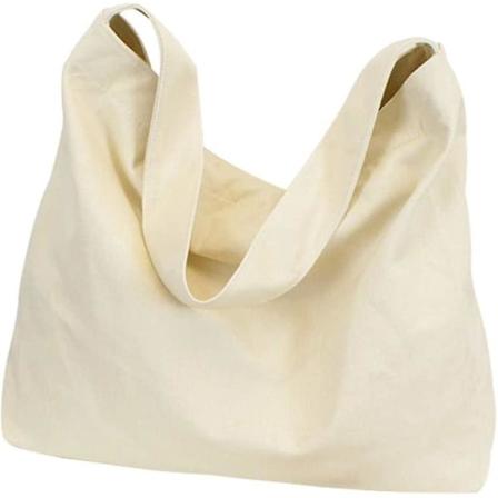 Fashion Solid Color Handväska, Tvättbar Väska, Shoppingväska, Stor Kapacitet, Beige