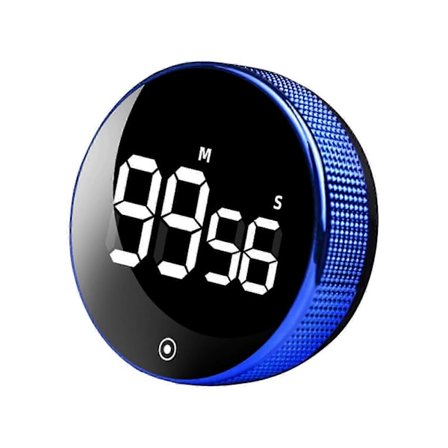 Digital LED Timer Manuell Nedräkning Väckarklocka Magnetisk Stoppur Dusch Timer (FMY)