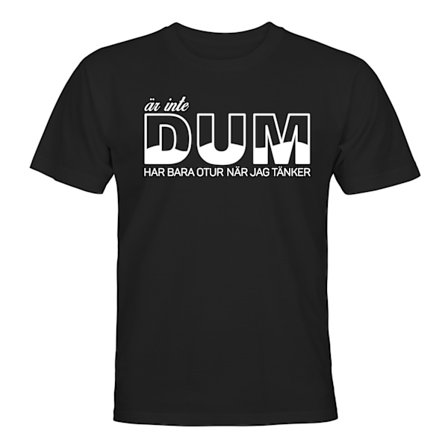 Är Inte Dum - T-SHIRT - HERR