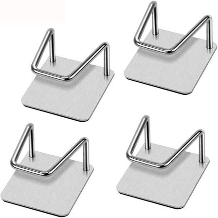 4 st 304 borstad baksida stick rostfritt stål rostfri vattentät ingen installation diskbänk avlopp kök diskbänk avlopp hållbar