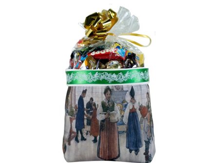 CARL CHOKLAD&PRESENT Godis Jul i HBG Carl Larsson säck 1,6kg - Lyreco - Kök och servering - Ätbart - Godis och choklad