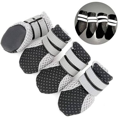 Mjuka, halkfria sommarskor för att skydda valp-tassar, mjuka