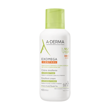 A-Derma Exomega Control Crema Emolliente Anti-Grattage 400ml