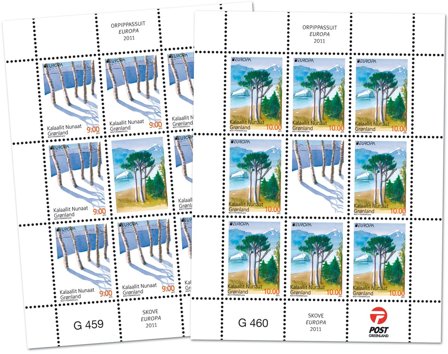 Grønland - EUROPA 2011 - Småark sæt