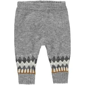Molo Nordic Knit Signy Knitted Pants 74 cm - Bottoms - 74 cm - Grey