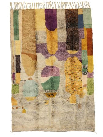 Berber Moroccan - Mid Atlas 228X341 Wełna, Dywan